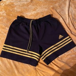 Vintage Yellow stripped Adidas shorts!